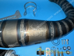 Pot d'échappement MALOSSI MHR 100 SUPERMOTO passage bas pour moto 50 moteur minarelli am6