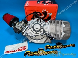 Moteur complet 75cc assemblé RRD MHR RACING BIG DEPS à clapets pour PIAGGIO CIAO BRAVO, BOSS, GRILLO, SI...