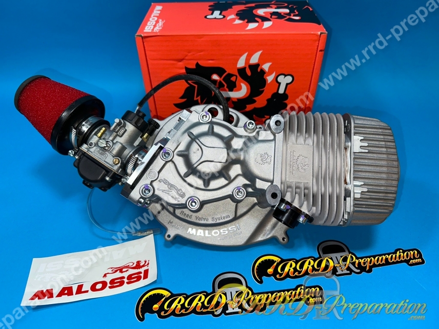 Moteur complet 75cc assemblé RRD MHR RACING BIG DEPS à clapets pour PIAGGIO CIAO BRAVO, BOSS, GRILLO, SI...