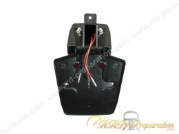 Feu arrière TEKNIX avec catadioptres pour Peugeot 103 MVL, RCX, SPX, MV... avec support de plaque
