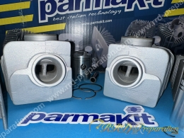 Kit haut moteur 125 Ø42mm DROIT et GAUCHE PARMAKIT aluminium avec culasses pour RUMI bi-cylindre 2T