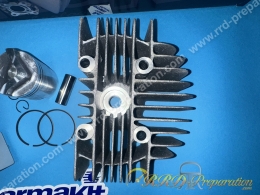 Kit haut moteur 125 Ø42mm DROIT PARMAKIT aluminium pour RUMI bi-cylindre 2T