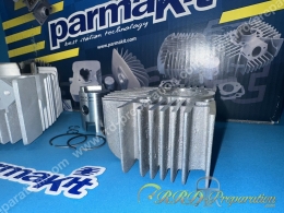 Kit haut moteur 125 Ø42mm DROIT PARMAKIT aluminium pour RUMI bi-cylindre 2T