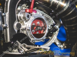 Carter d'embrayage usiné masse TPR "HUBLOT" pour mécaboite moteur minarelli am6