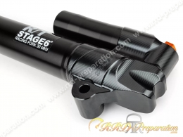 Fourreaux de fourche STAGE 6 R/T noir pour NITRO, AEROX..