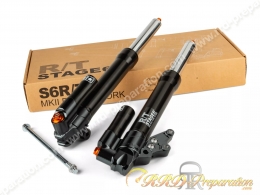 Fourreaux de fourche STAGE 6 R/T noir pour NITRO, AEROX..
