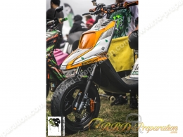 Fourreaux de fourche STAGE 6 R/T noir pour NITRO, AEROX..