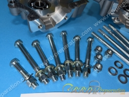 Carters moteur complets PARMAKIT Ø54mm spécial pour kit Ø50mm sur MBK 51, motobecane av10
