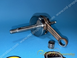 Vilebrequin, vilo, embiellage CGN RACING masses pleines (filetage allumage à gauche) pour MBK 51 / motobecane av10 / av7