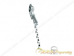 Béquille latérale chromée torsadée TUN’R pour Peugeot 103 SP, MVL, MV, LM, … bras oscillant ovale / rond, gauche, longueur 27cm