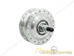Moyeu de roue avant complet CGN pour PEUGEOT 103 SP Ø80mm 36 trous axe de 12mm (jante LEULEU)