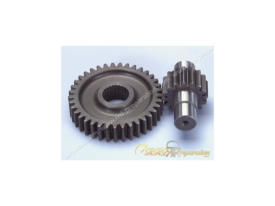 Transmission secondaire 16 /37 allongée POLINI pour scooter PIAGGIO ZIP, QUARTZ, SFERA, GILERA EASYMOVING 50