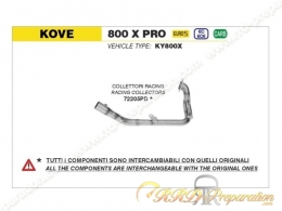 Collecteur ARROW pour KOVE 800X Pro de 2024 et 800X Pro / 800X Rally de 2025/2026