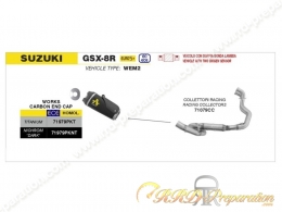 Ligne d'échappement complète ARROW WORKS pour SUZUKI GSX-8S, GSX-8R, et GSX-8T / GSX-8TT de 2023 à 2026