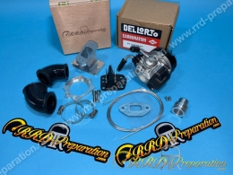 Kit carburation DELLORTO SHA 16mm montage souple à clapets pour MOTOBECANE AV7 avec filtre à air, pipe, câble...