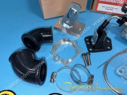 Kit carburation DELLORTO SHA 16mm montage souple à clapets pour MOTOBECANE AV7 avec filtre à air, pipe, câble...