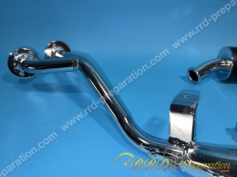 Pot d'échappement TK TURBOKIT Racing double sortie pour CAGIVA MITO 125 2T