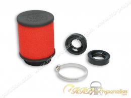 Filtre à air, cornet mousse MALOSSI E16 gros volume rond (Ø de fixation carburateur Ø42 / 50 / 58mm)