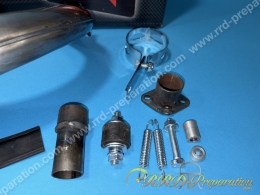 Pot d'échappement TURBOKIT TK COMPETITION 80 passage bas pour motos 50 moteur MINARELLI AM6