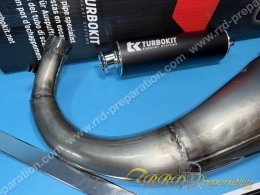 Pot d'échappement TURBOKIT TK COMPETITION 80 passage bas pour motos 50 moteur MINARELLI AM6