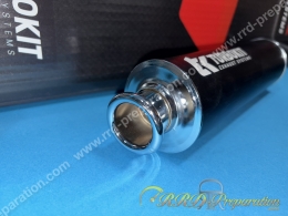 Pot d'échappement TURBOKIT TK COMPETITION 80 passage bas pour motos 50 moteur MINARELLI AM6