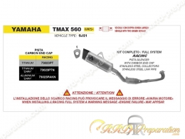 Ligne complète racing ARROW PISTA pour Yamaha TMAX 560 de 2025/2026