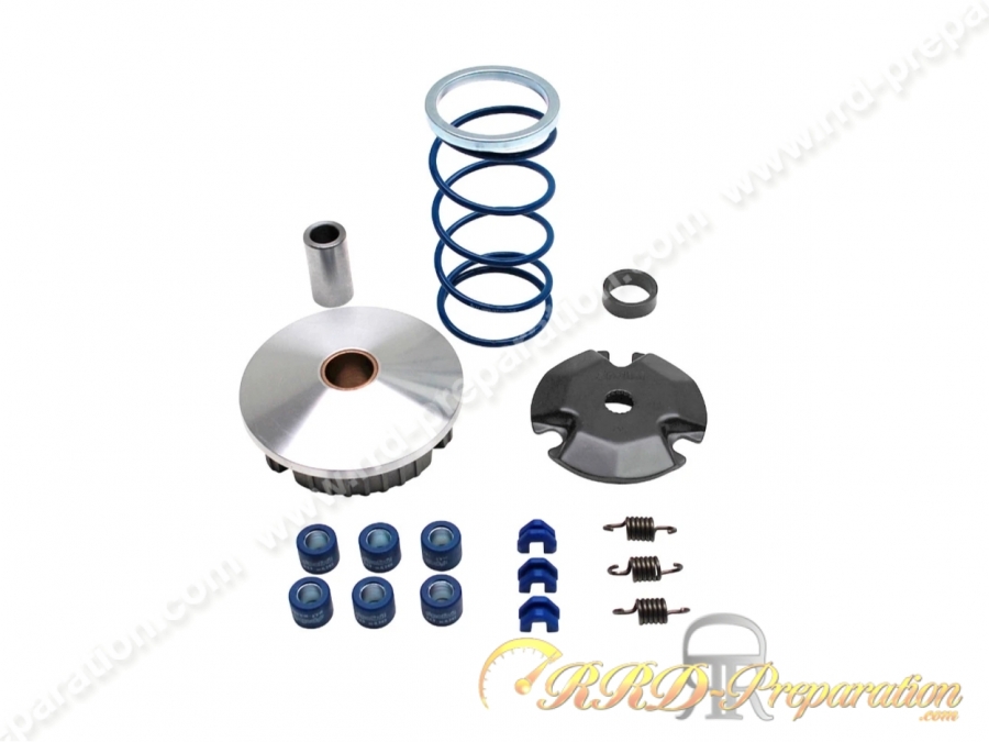 Variateur POLINI HI SPEED (vario + ressort de poussée, …) pour scooter minarelli horizontal (aerox, ovetto, nitro,...)