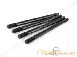 Jeu de 4 goujons M7 x 118mm STAGE6 pour MINARELLI AM6 / Derbi