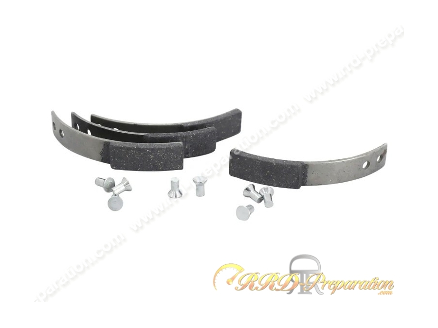Jeu de 4 garnitures, mâchoires, lamelles d'embrayage pour MBK 51 / Motobecane av10 / av7
