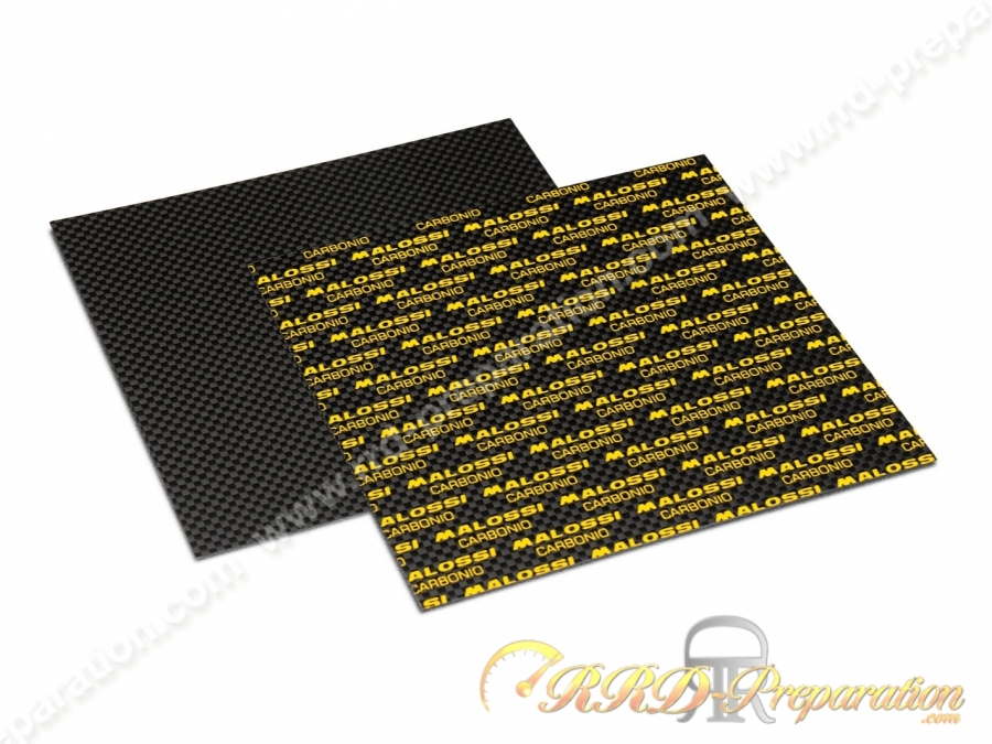 2 planches de carbone 100X100mm pour clapets de compétition MALOSSI MHR
