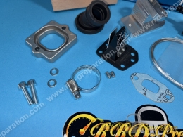 Kit carburation POLINI CP 21mm montage souple à clapets pour MOTOBECANE AV7 avec filtre à air, pipe, câble...