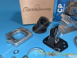 Kit carburation POLINI CP 21mm montage souple à clapets pour MOTOBECANE AV7 avec filtre à air, pipe, câble...