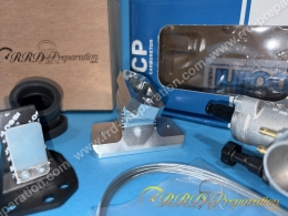 Kit carburation POLINI CP 21mm montage souple à clapets pour MOTOBECANE AV7 avec filtre à air, pipe, câble...