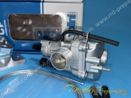 Kit carburation POLINI CP 21mm montage souple à clapets pour MOTOBECANE AV7 avec filtre à air, pipe, câble...