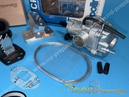 Kit carburation POLINI CP 21mm montage souple à clapets pour MOTOBECANE AV7 avec filtre à air, pipe, câble...