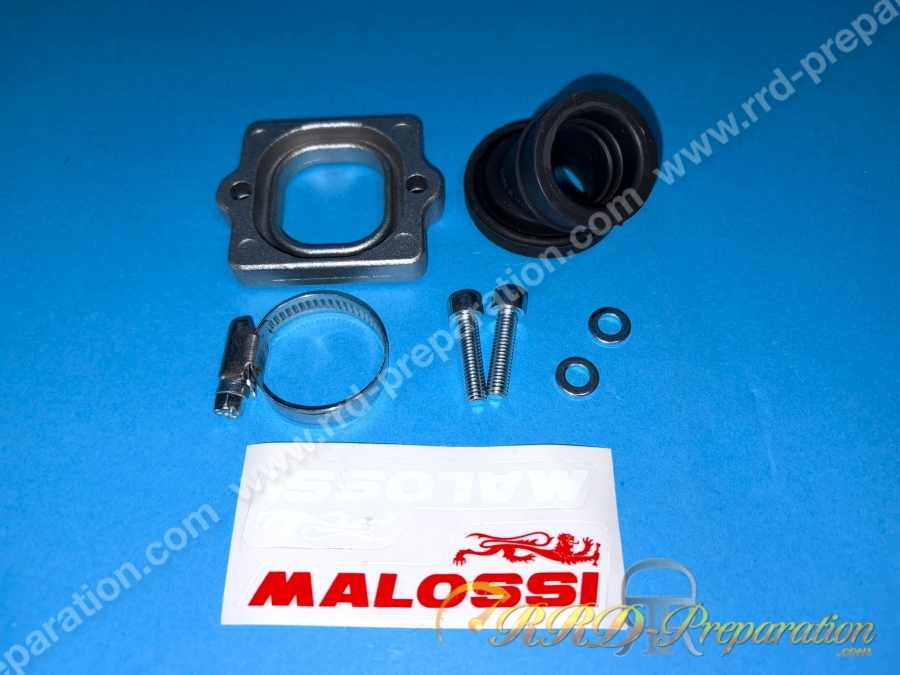 Pipe d'admission MALOSSI MHR Ø22mm PHBG orientable scooter PIAGGIO / GILERA (Typhoon, nrg...)