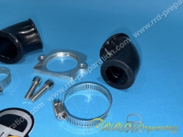 Pipe d'admission CGN orientable carburateur 15 à 28 (fixation Ø24 a 32mm) scooter PIAGGIO (Typhoon, nrg...)