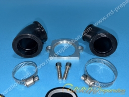 Pipe d'admission CGN orientable carburateur 15 à 28 (fixation Ø24 a 32mm) scooter PIAGGIO (Typhoon, nrg...)