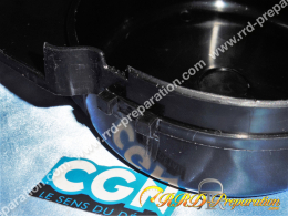 Cache variateur CGN noir pour cyclomoteur 50 MBK 51 rayé