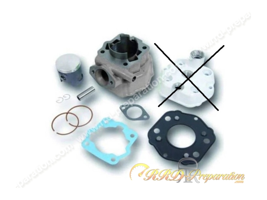 Kit 80 haut moteur Ø50mm BARIKIT BIG BORE fonte sans la culasse pour DERBI euro 1 & 2
