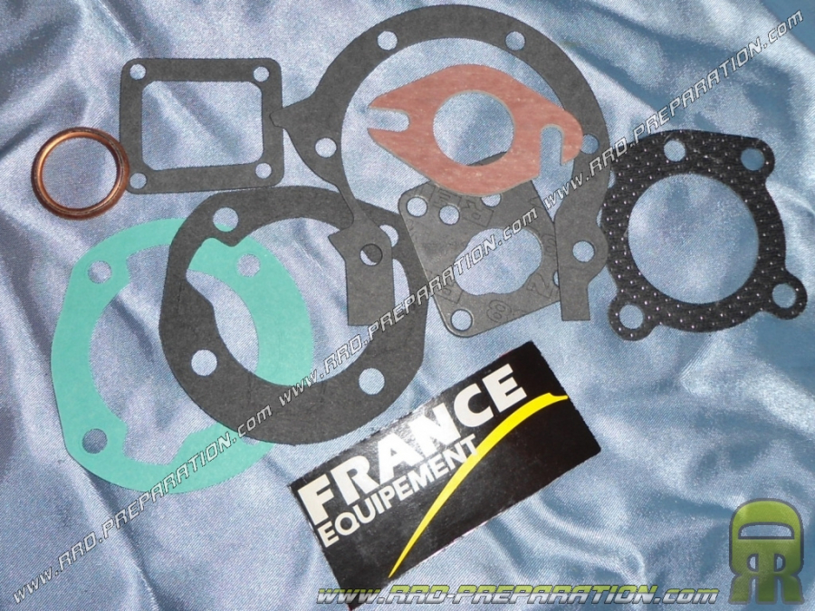 Complete seal pack FRANCE EQUIPEMENT racing for Peugeot 103 air Ø40mm 50cc 2 & 3 intake transfers on engine casings