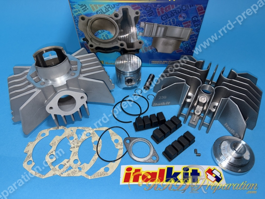 Kit haut moteur 74cc Ø48mm ITALKIT aluminium pour DERBI Variant Start, Start 5
