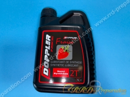 Huile moteur DOPPLER Racing senteur fraise semi-synthèse 2 temps 1L