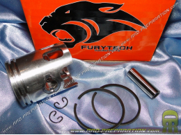 Piston bi-segments Ø40,2mm axe 10mm pour kit FURYTECH RS10 Pro aluminium 50cc sur scooter minarelli vertical (booster, bws...)