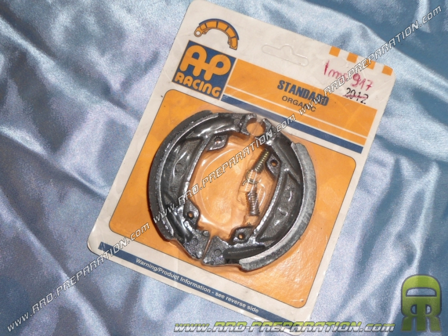 Front or rear brake shoes Ø80mm thickness 18mm FRANCE EQUIPEMENT for PEUGEOT 103 / MBK 51 / MOTOBECANE AV10 / AV7