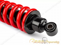 Amortisseur a gaz MOTOFORCE entraxe 290mm mécaboite DERBI SENDA, X-TREM, X-RACE, GILERA GSM, SMT, RCR, APRILIA RX, SX... 50