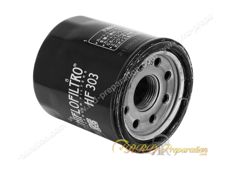 Filtre à huile HIFLO FILTRO HF303 pour moto, quad... ACCESS, APACHE, BIMOTA, HONDA, KAWASAKI, POLARIS, et YAMAHA 300, 400...