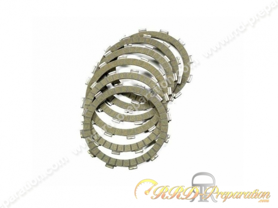 Jeu de disques d'embrayage garnis PROX pour SUZUKI 125 RM, SUZUKI 250 RM-Z, KAWASAKI 250 KXF