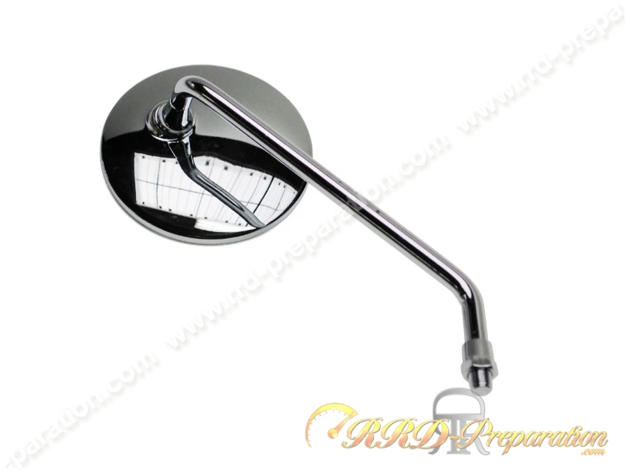 Rétroviseur chrome DROIT VICMA ROND universel avec fixation Ø8mm