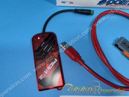 Kit de programmation pour bobine PVL / POLINI programmable 171.0685 de moto, scooter...